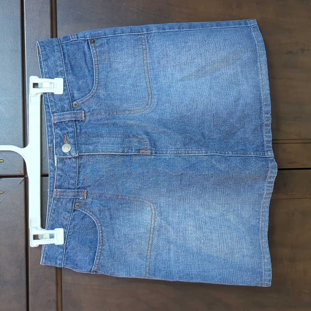 Denim Mini Skirt